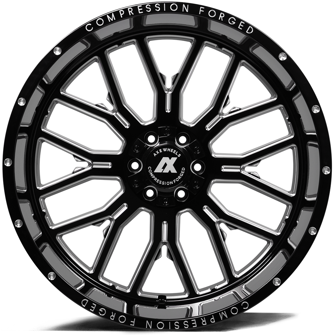 22 inch 22x12 AXE AX6.0 BLACK MILLED wheels rims 8x180 44 eBay